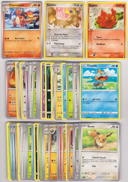 50 Different Pokemon Trading Cards w/ Charmeleon + More