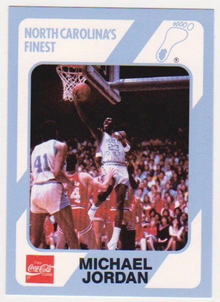 Michael Jordan 1989 North Carolina #14 College Card