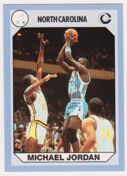 Michael Jordan 1990 North Carolina #44 College Card