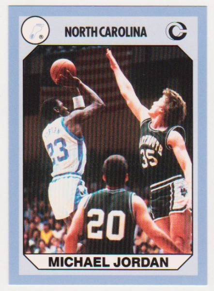 Michael Jordan 1990 North Carolina #61 College Card