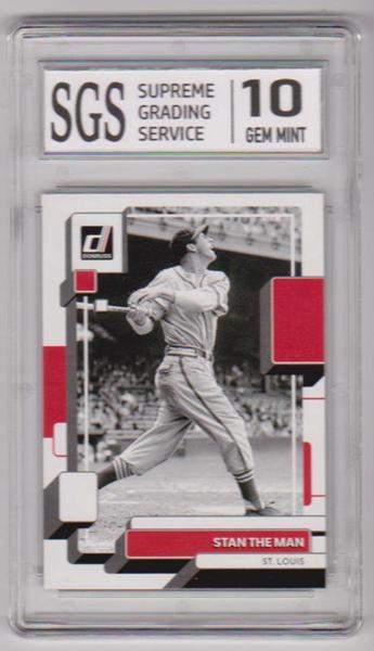 Graded Gem Mint 10 - Stan Musial 2022 Donruss #223 Card