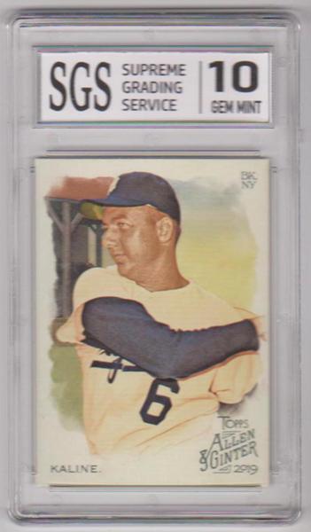 Graded Gem Mint 10 - Al Kaline 2019 Topps Allen & Ginter #113 Card