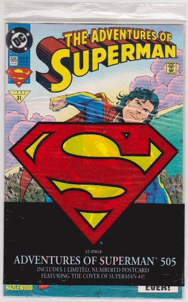 Sealed - 1993 DC Comics The Adventures Of Superman #505 Issue