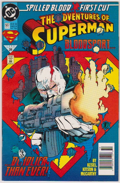 1993 DC Comics The Adventures Of Superman #507 Issue