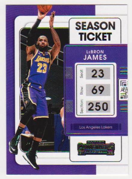 Lebron James 2021-22 Panini Contenders #62 Card