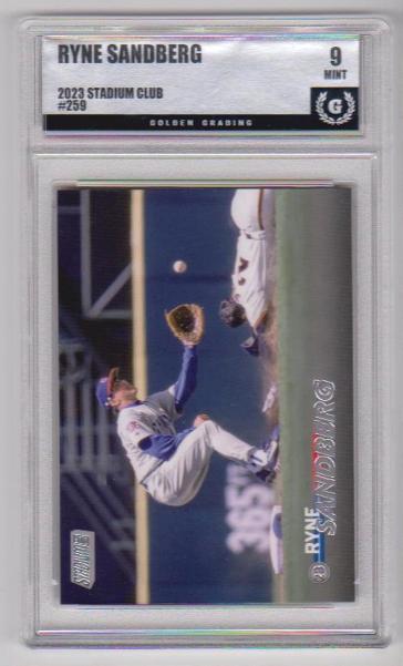 Graded GG Mint 9 - Ryne Sandberg 2023 Stadium Club #259 Card