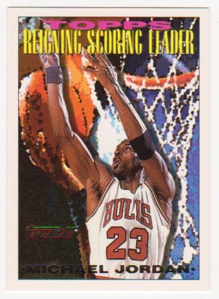 1993-94 Topps Gold Michael Jordan #384 Insert Card