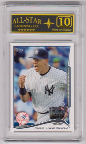 Graded 10 - Alex Rodriguez 2014 Topps #168 Card