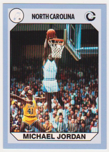 Michael Jordan 1990 North Carolina #93 College Card