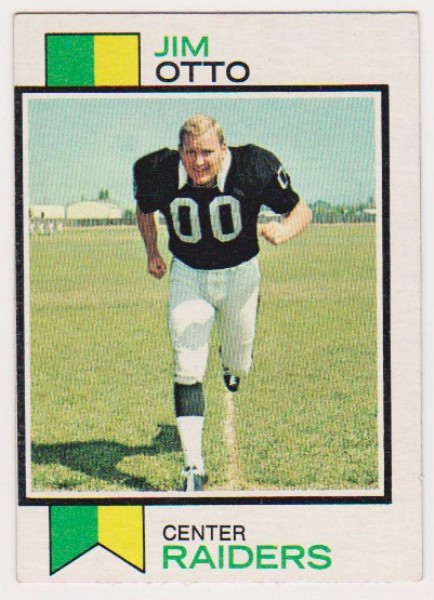 1973 Topps Jim Otto #461 Card - HOFer