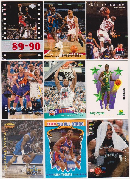 Basketball Card Collection w/ Michael Jordan, Scottie Pippen + More