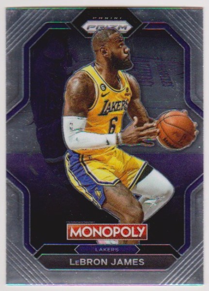 Lebron James 2022-23 Panini Prizm Monopoly Prizm Skills #PS7 Insert Card
