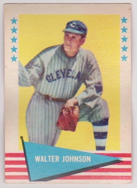 1961 Fleer Walter Johnson #49 Card - HOF'er