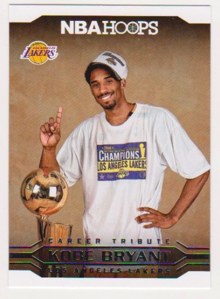 Kobe Bryant 2017-18 Hoops Career Tribute #294 Card
