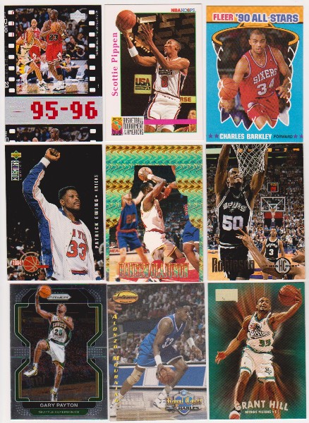 Basketball Card Collection w/ Michael Jordan, Scottie Pippen + More
