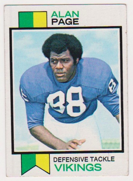 1973 Topps Alan Page #30 Card - HOF'er