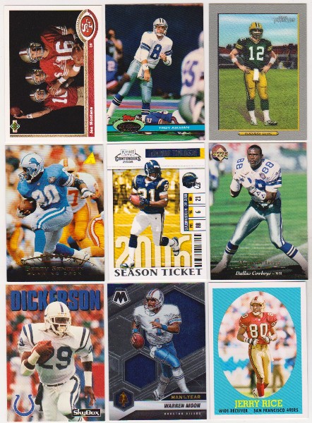 Football Card Collection 1991-2021 w/ Joe Montana, Troy Aikman + More