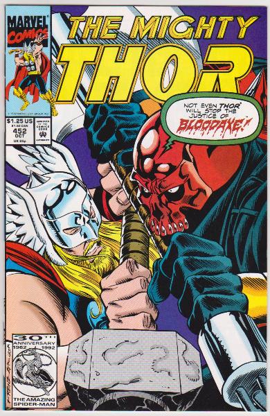 1992 The Mighty Thor #452 Issue - Marvel Comics