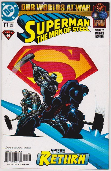 2001 DC Comics Superman The Man Of Steel #117 Issue