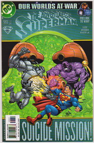 2001 DC Comics The Adventures Of Superman #593 Issue