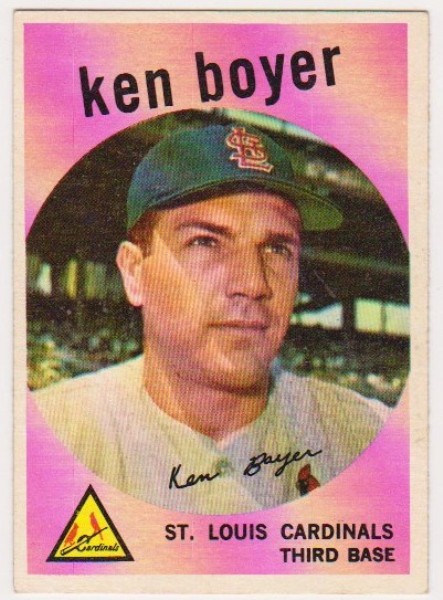 1959 Topps Ken Boyer #325 Card - 7 Time All-Star