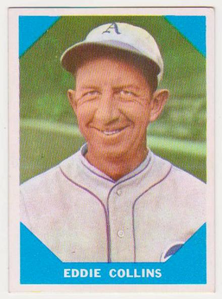 1960 Fleer Eddie Collins #20 Card - HOF'er