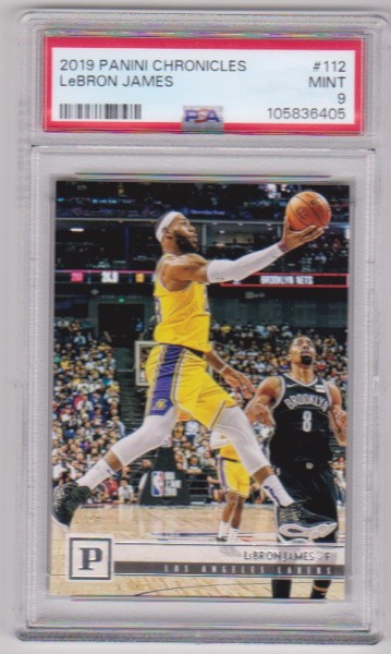 Graded PSA Mint 9 - Lebron James 2019-20 Panini Chronicles Panini #112 Card