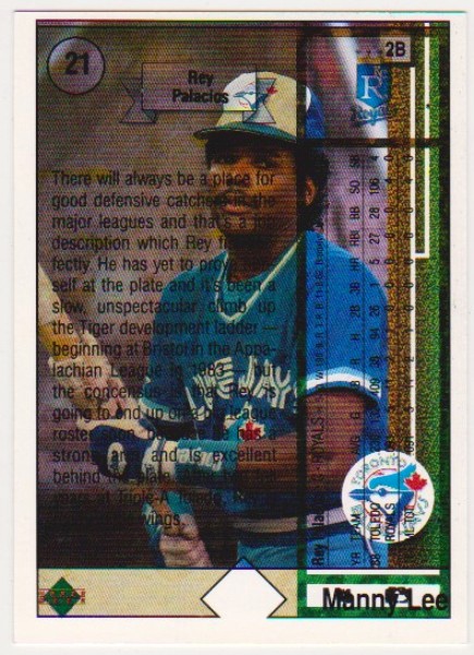 Error - 1989 Upper Deck Bo Jackson Double Back Error
