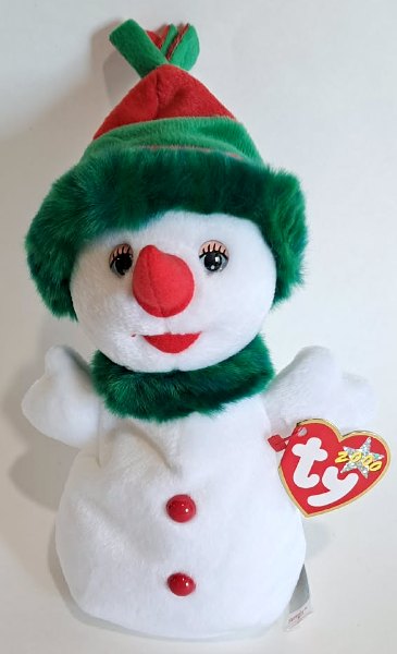 2000 Ty Beanie Baby Snowgirl The Snow Woman - New With Tags