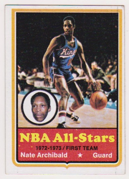 1973-74 Topps Nate Archibald #1 Card - HOF'er