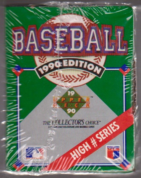 Sealed 1990 Upper Deck High # Series 100 Card Factory Set