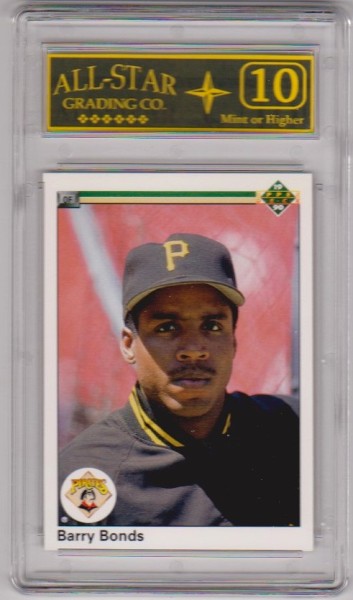 Graded 10 - Barry Bonds 1990 Upper Deck #227 Card