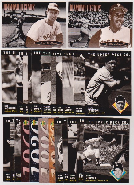 25 Different 1994 Upper Deck All-Time Heroes Cards - Ted Williams + More