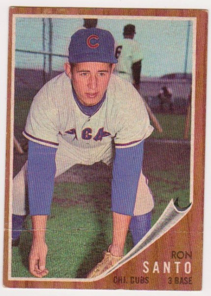 1962 Topps Ron Santo #170 Card - HOF'er
