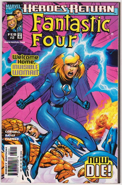 1998 Marvel Comics Fantastic Four #2 Issue 