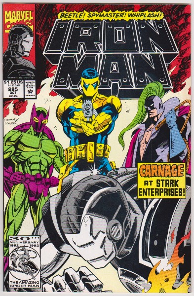 1992 Iron Man #285 Issue - Marvel Comics