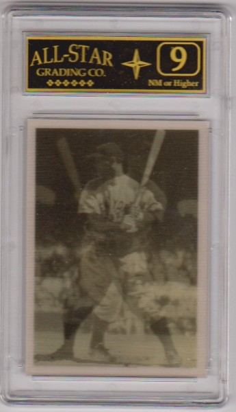 Graded 9 - Lou Gehrig 1986 Sportflics Decade Greats #10 Card