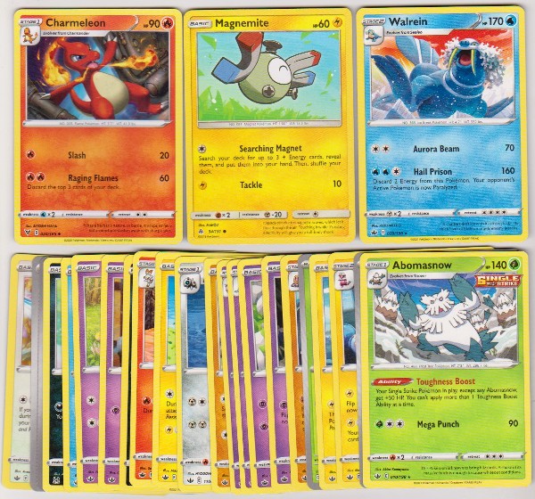 25 Different Pokemon Trading Cards w/ Charmeleon + More