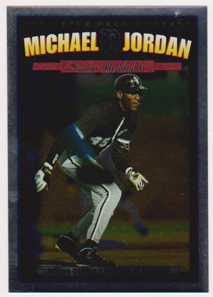 1994 Upper Deck Michael Jordan Season Highlights Jumbo #MJ-2 Card