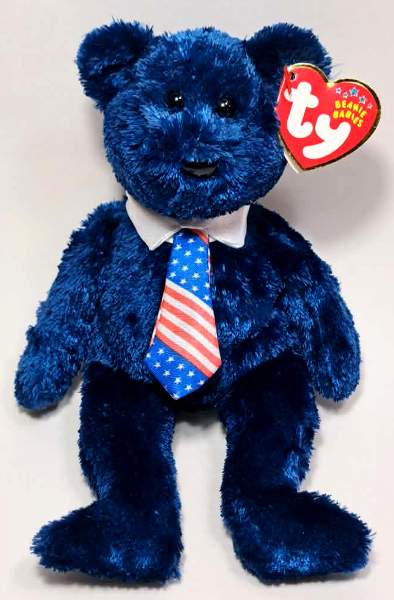 2002 Ty Beanie Baby Pops The Bear - New With Tags