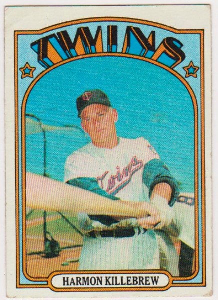 1972 Topps Harmon Killebrew #51 Card - HOF'er