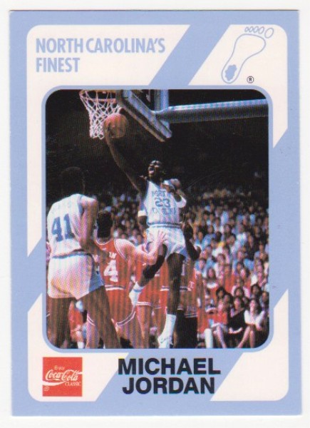 Michael Jordan 1989 North Carolina #14 College Card