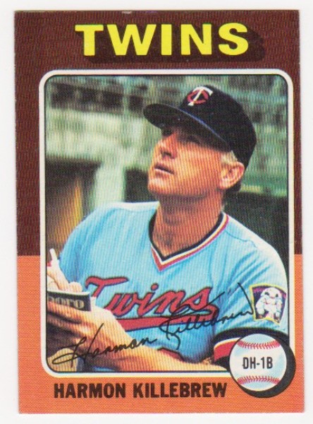 1975 Topps Harmon Killebrew #640 - HOF'er