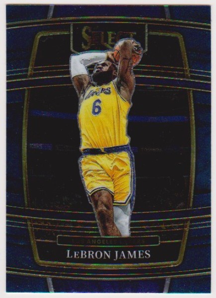 Lebron James 2021-22 Panini Select Blue #100 Card