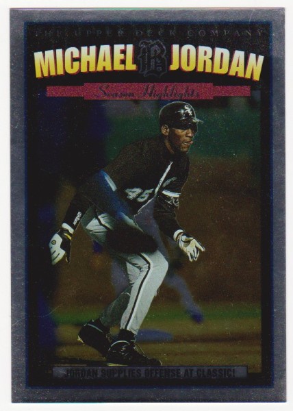 1994 Upper Deck Michael Jordan Season Highlights Jumbo #MJ-2 Card