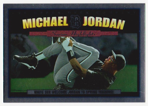1994 Upper Deck Michael Jordan Season Highlights Jumbo #MJ-1 Card