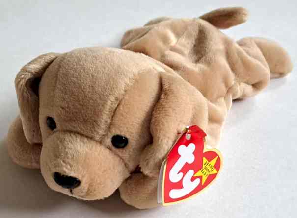 1998 Ty Beanie Baby FETCH THE DOG - New With Tags