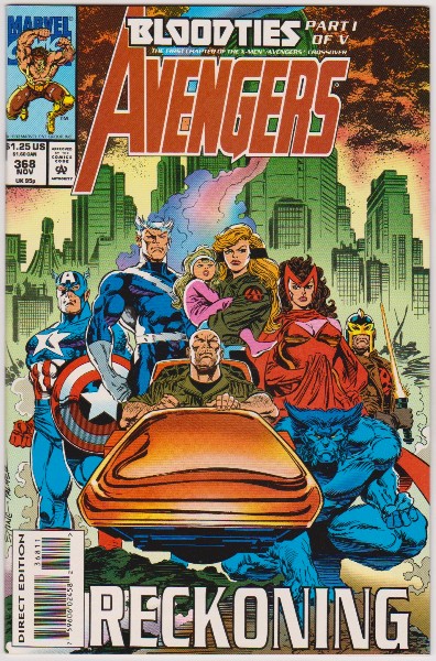 1993 Avengers #368 Issue - Marvel Comics