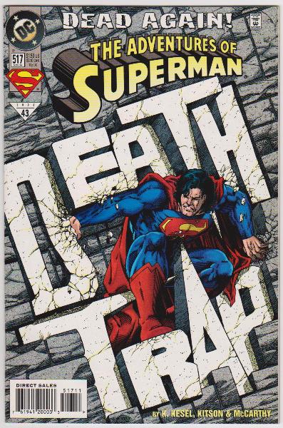 1994 DC Comics The Adventures Of Superman #517 Issue