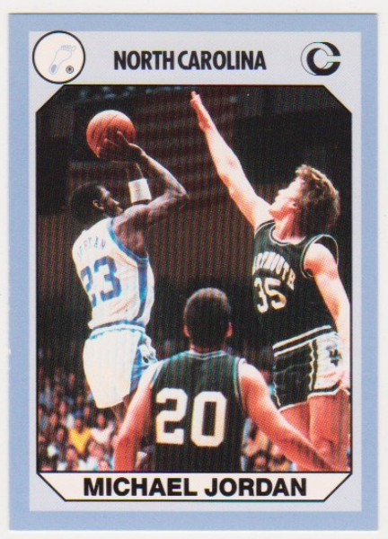 Michael Jordan 1990 North Carolina #61 College Card